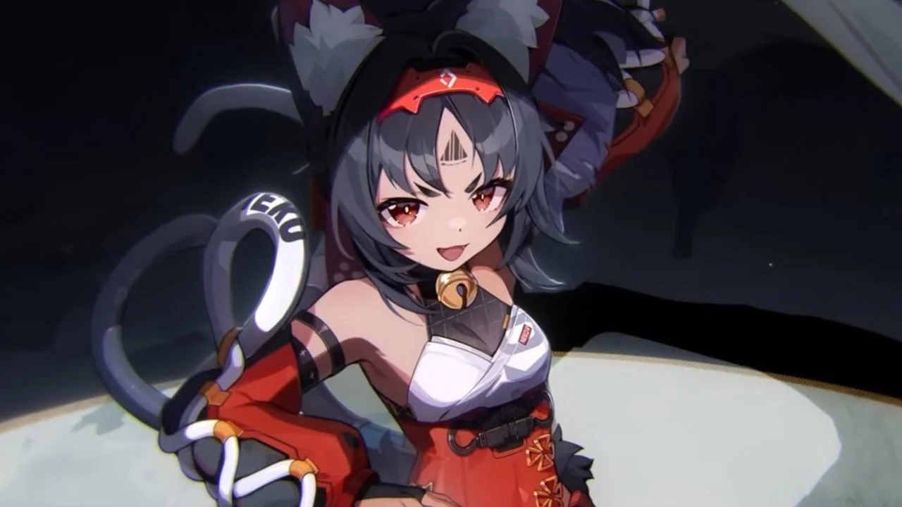 NEKOZENEKO         原画 Nekomiya Mana Character Model Art - Zenless Zone Zero Art
